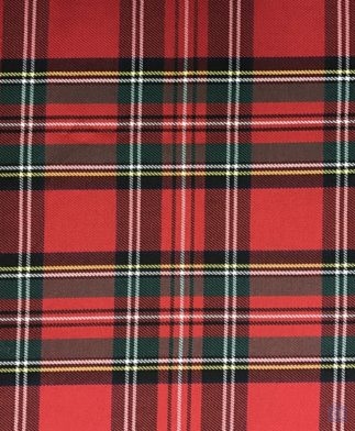 Tela de Cuadros Escoceses Rojo y Verde - Conchi Berguño