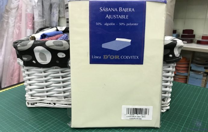 Sábana Bajera Cama 90 Mezcla Color Beige Línea D´OR Colvitex - Conchi Berguño