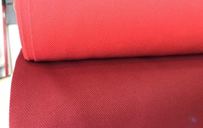 Telas Sarga Iberia en Color Rojo y Granate - Conchi Berguño