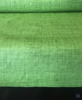 Tela de Mantel Resinado Verde Hierba Jaspeado - Detalle de la tela en mesa - Conchi Berguño
