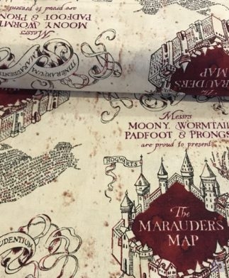 Tela de Patchwork Harry Potter The Marauder´s Map - Detalle de la Pieza - Conchi Berguño