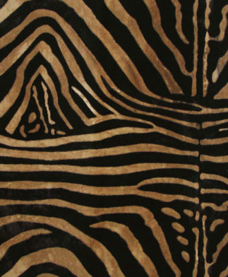 Tela de tapiceria sin pelo, con estampado imitando piel de cebra. Ancho 1.40m-Conchi Berguño.