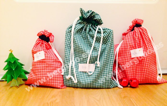 Originales sacos para envolver los regalos