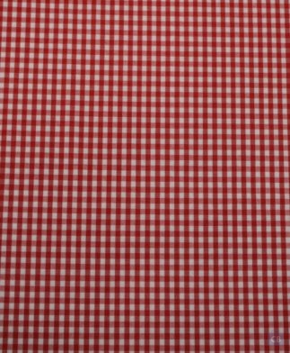 Tela Vichy Rojo | Cuadro mediano (4x5 mm) - Conchi Berguño