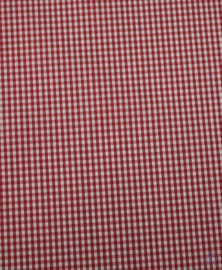 Tela Vichy Rojo | Cuadro pequeño (2 mm) - Conchi Berguño